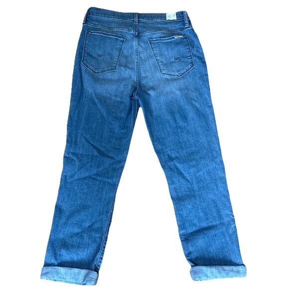 Hudson Jeans Women Size 27 Blue Blair High Rise Straight Denim Mid Rise Light - Picture 2 of 7